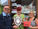 Winner of the window dressing comp - Sew and Sew