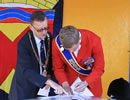 Signing the Boundary Map