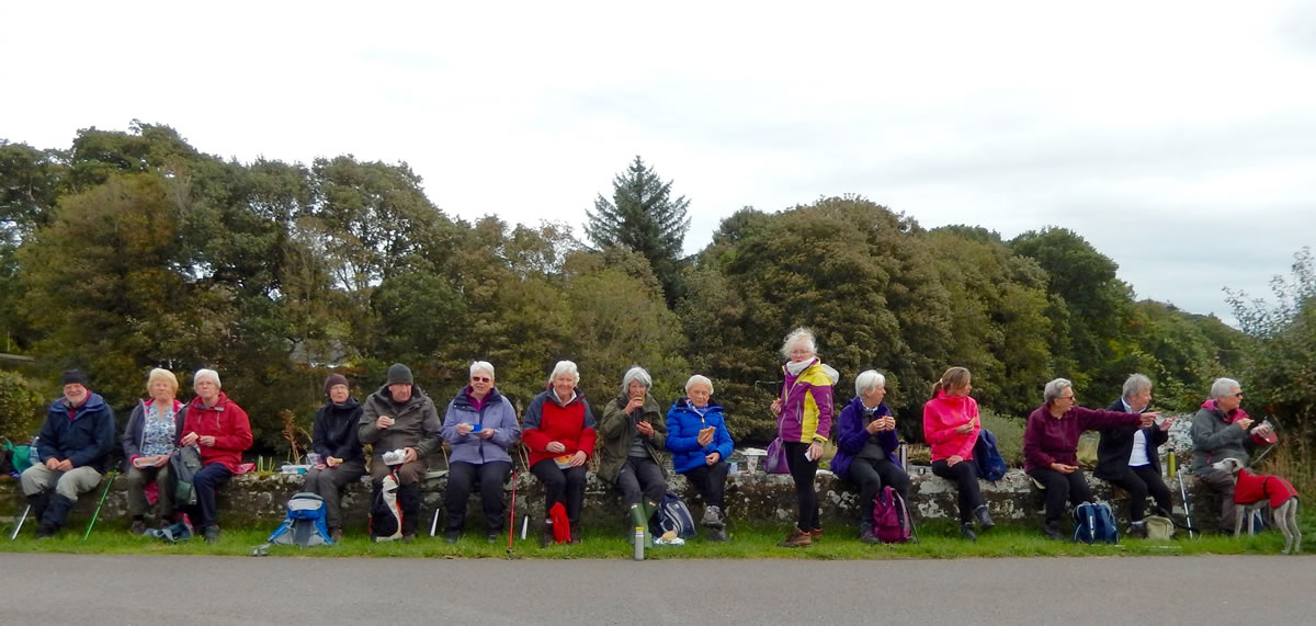Photo of Annan Walking Group in February 2024
