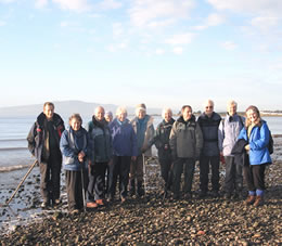 Annan Walking Group walking to Powfoot