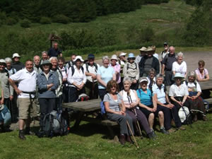 Annan Walking Group in Newcastleton