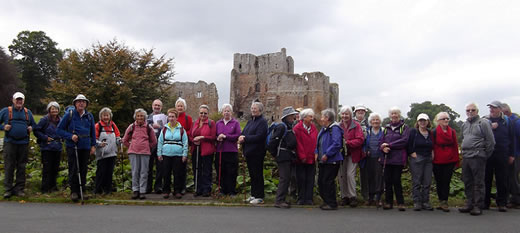 Annan Walking Group walk Eamont Bridge and Brougham Castle