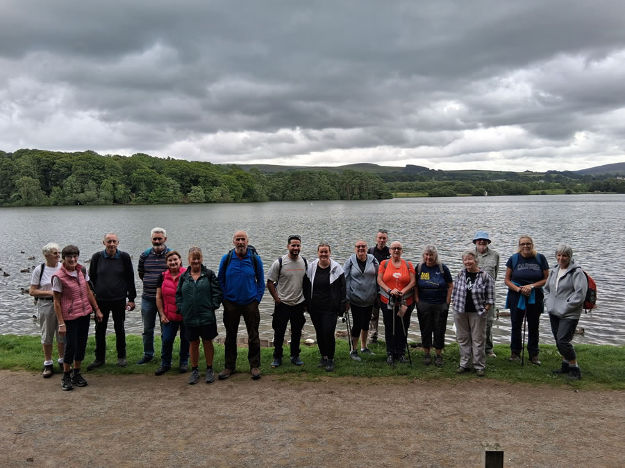 Photo of Annan Walking Group at Brampton in July 2025