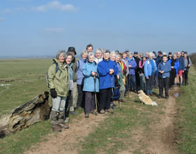 Annan Walking Group walk just over the Border to Rockcliffe