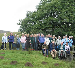 Annan Walking Group in Newcastleton