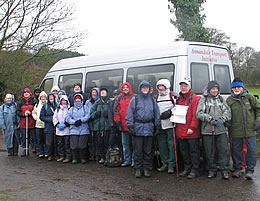Annan Walking Group walking Lanercost and Hadrians Wall